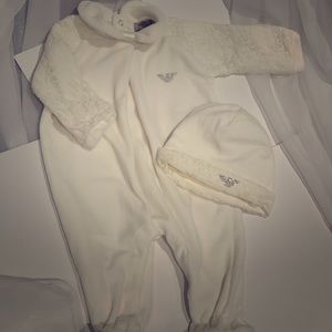 Armani Baby White Tracksuit